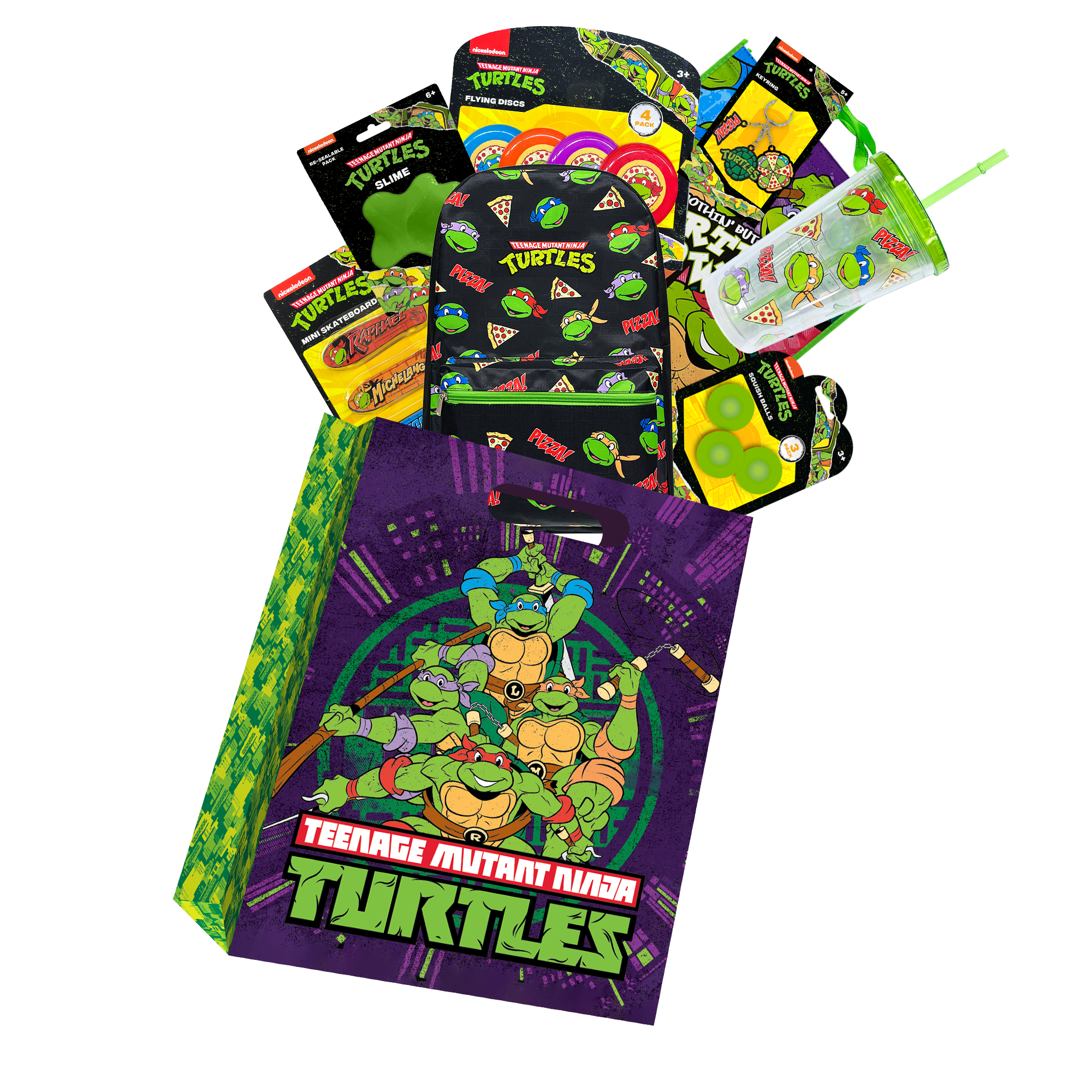 TMNT Retro Showbag Australia with Ninja Turtles goodies
