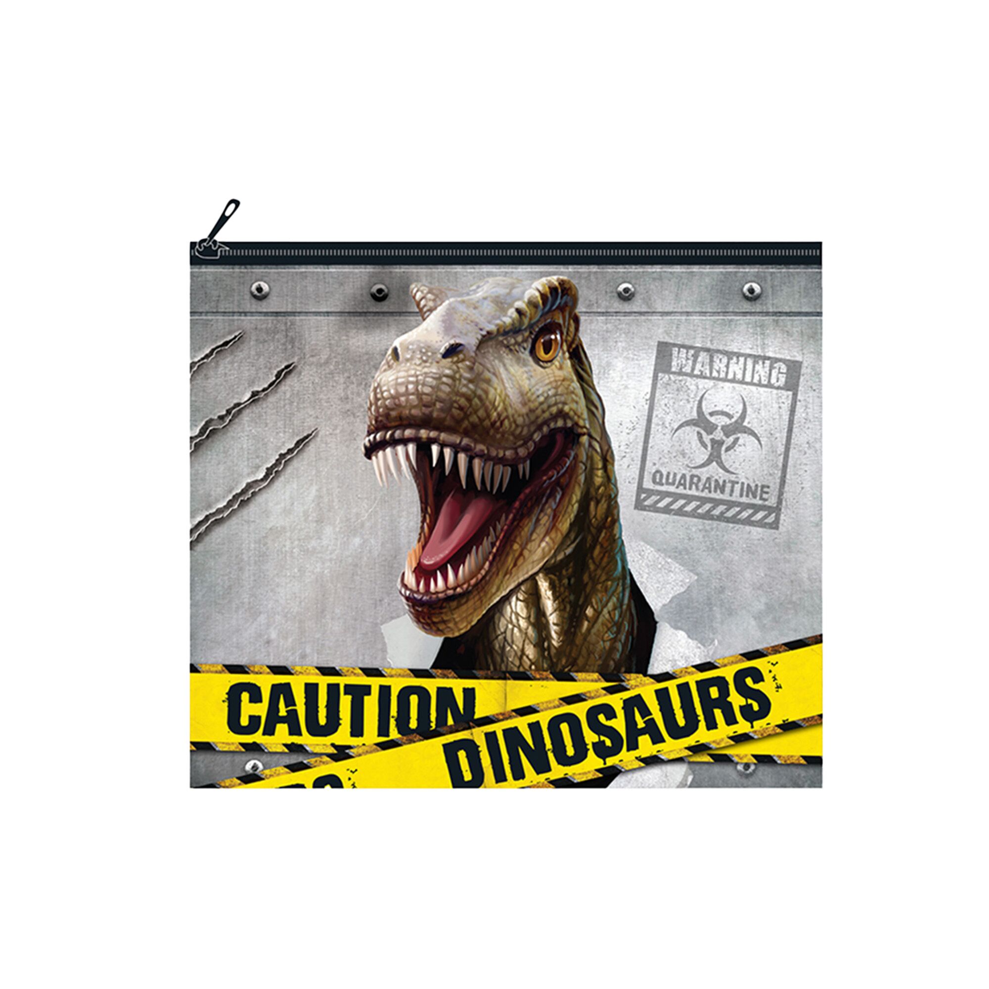 Bagosaurus Dinosaur Showbag featuring a roaring dinosaur.