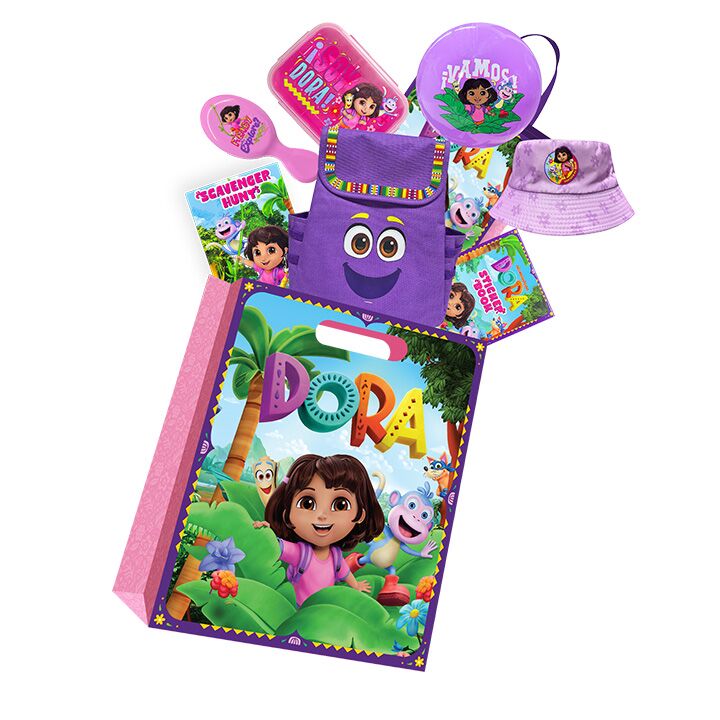 Dora the Explorer Showbag with backpack and accessories