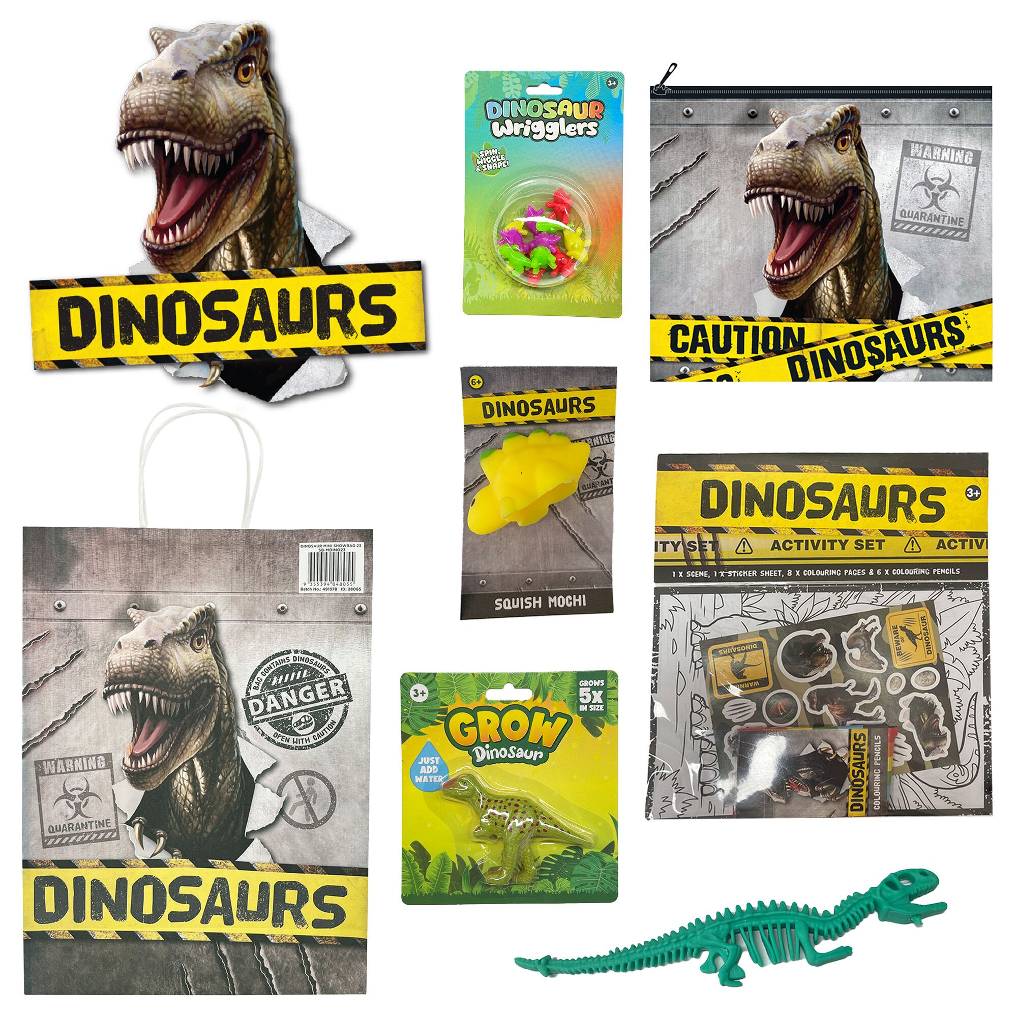 Dinosaur Mini Showbag Contents
