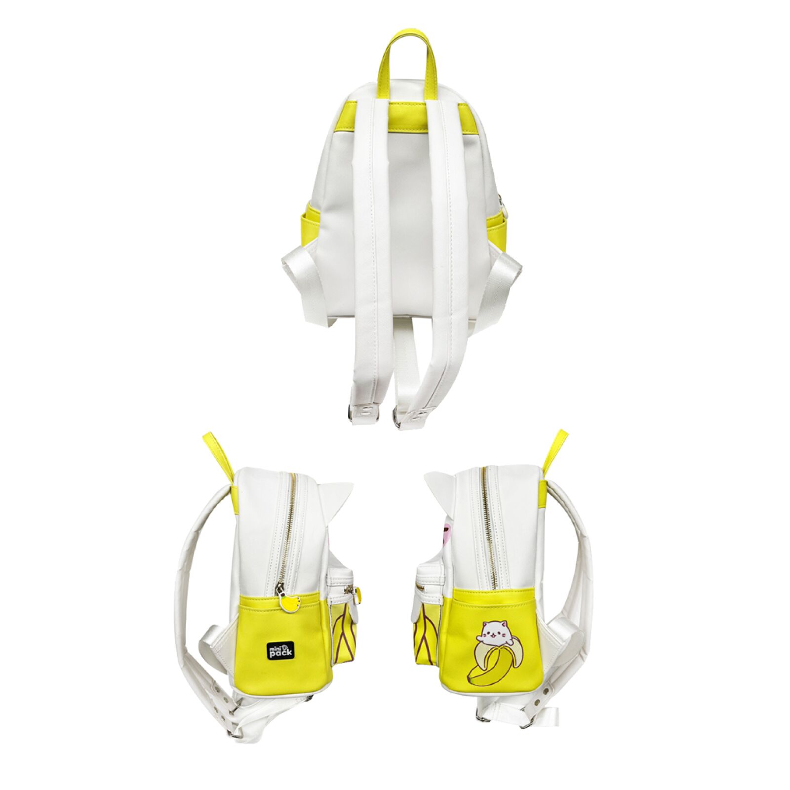 Bananya Mini Pack back view with adjustable straps