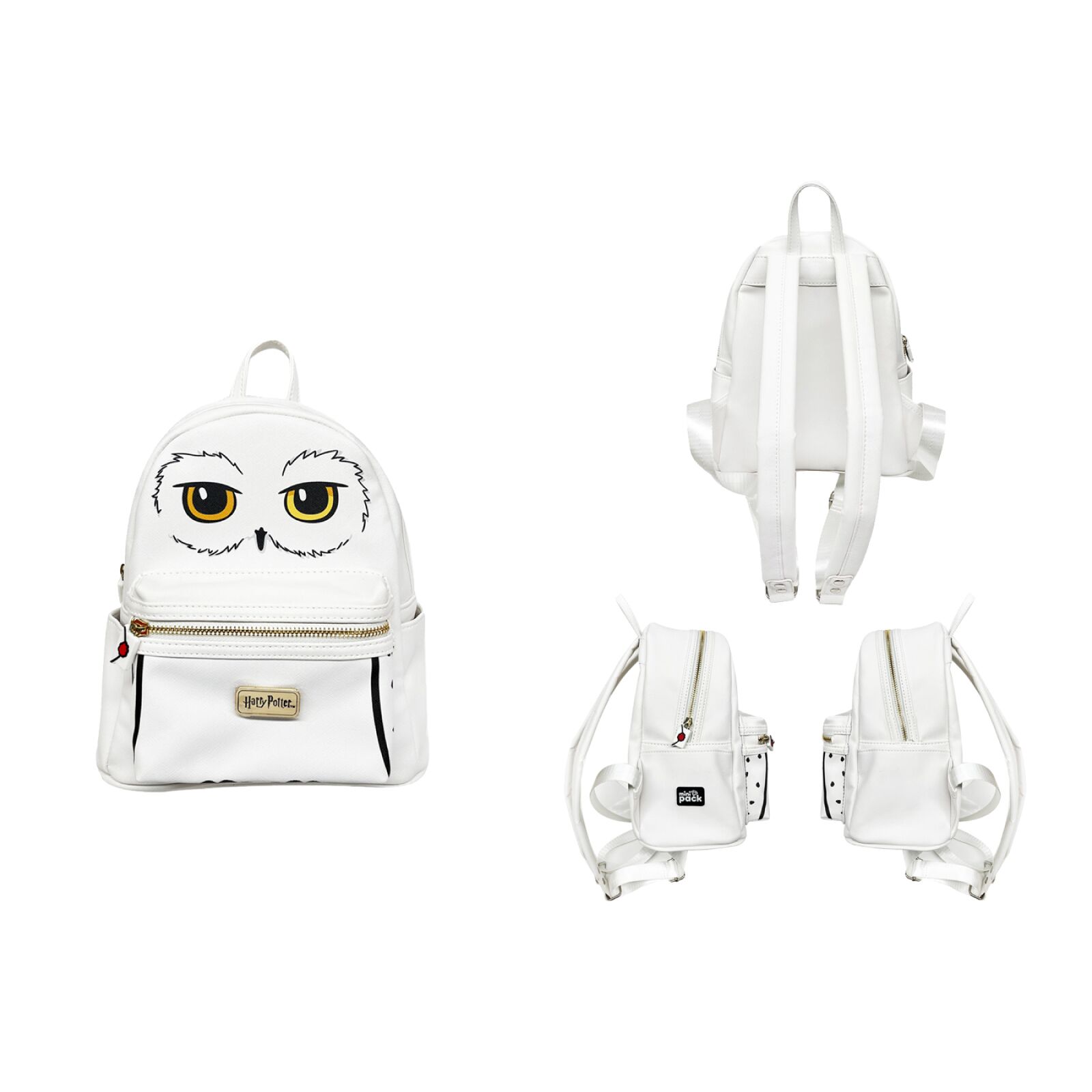 Harry Potter Mini Pack side view with front zip charm