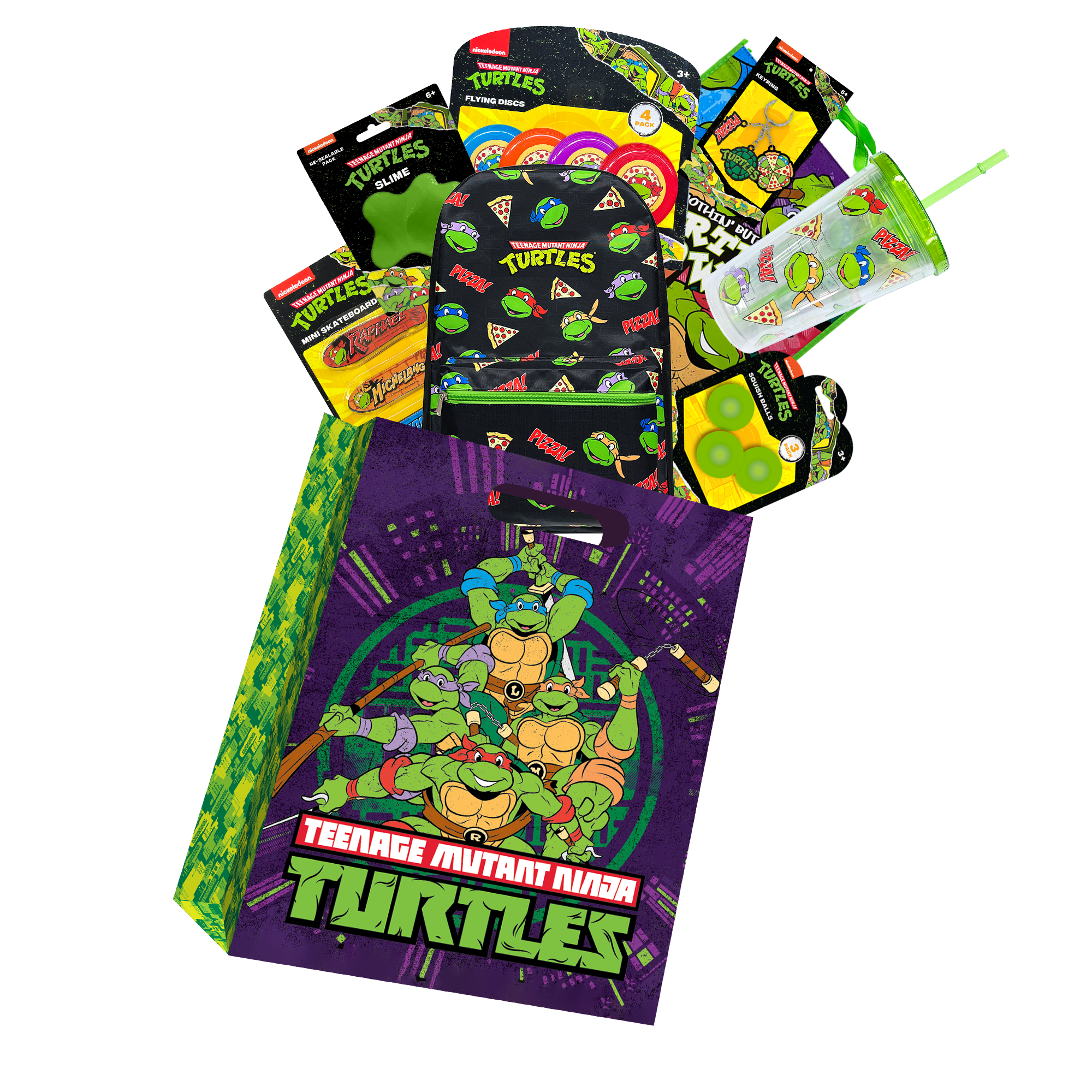TMNT Retro Showbag Australia with Ninja Turtles goodies