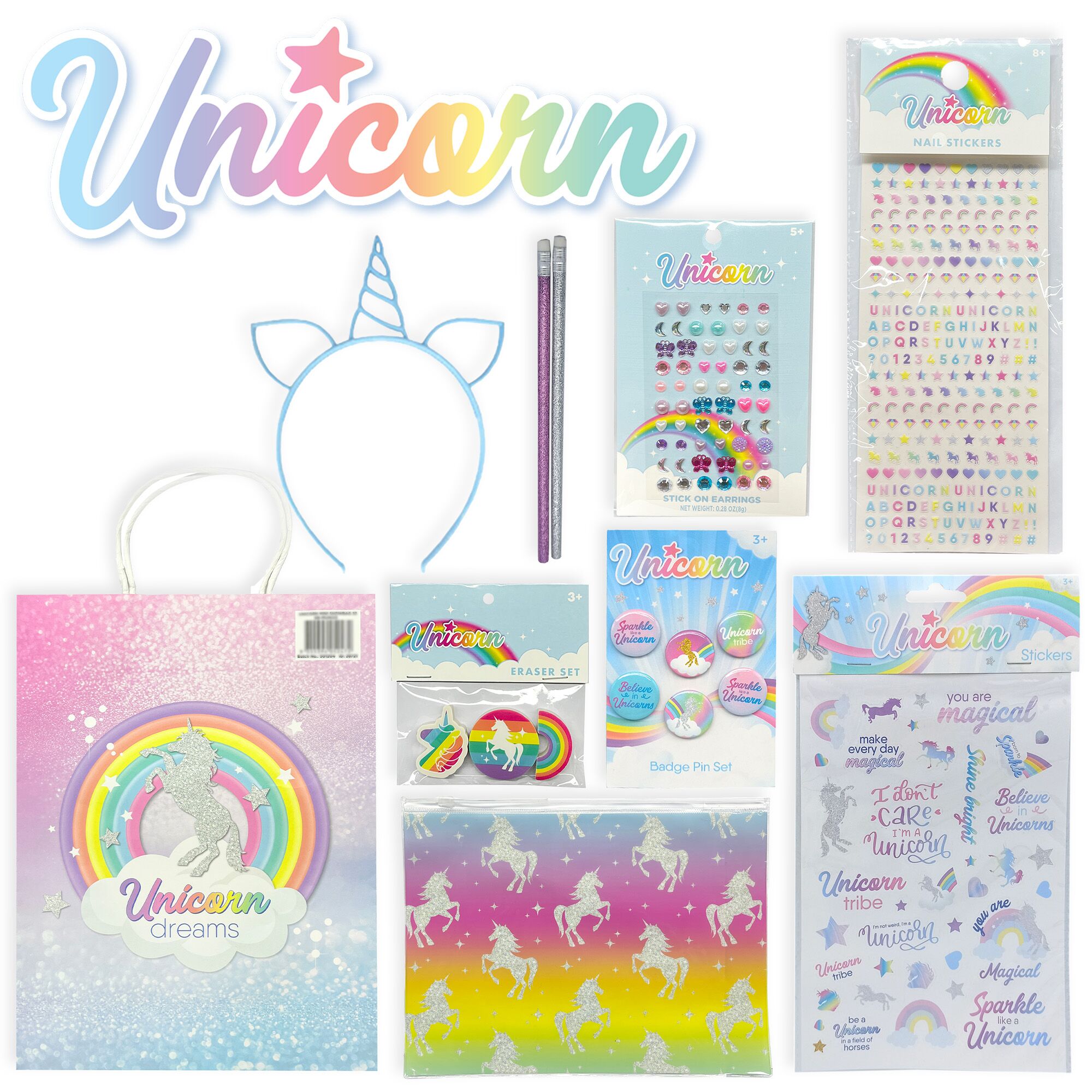 Unicorn Mini Showbag Content