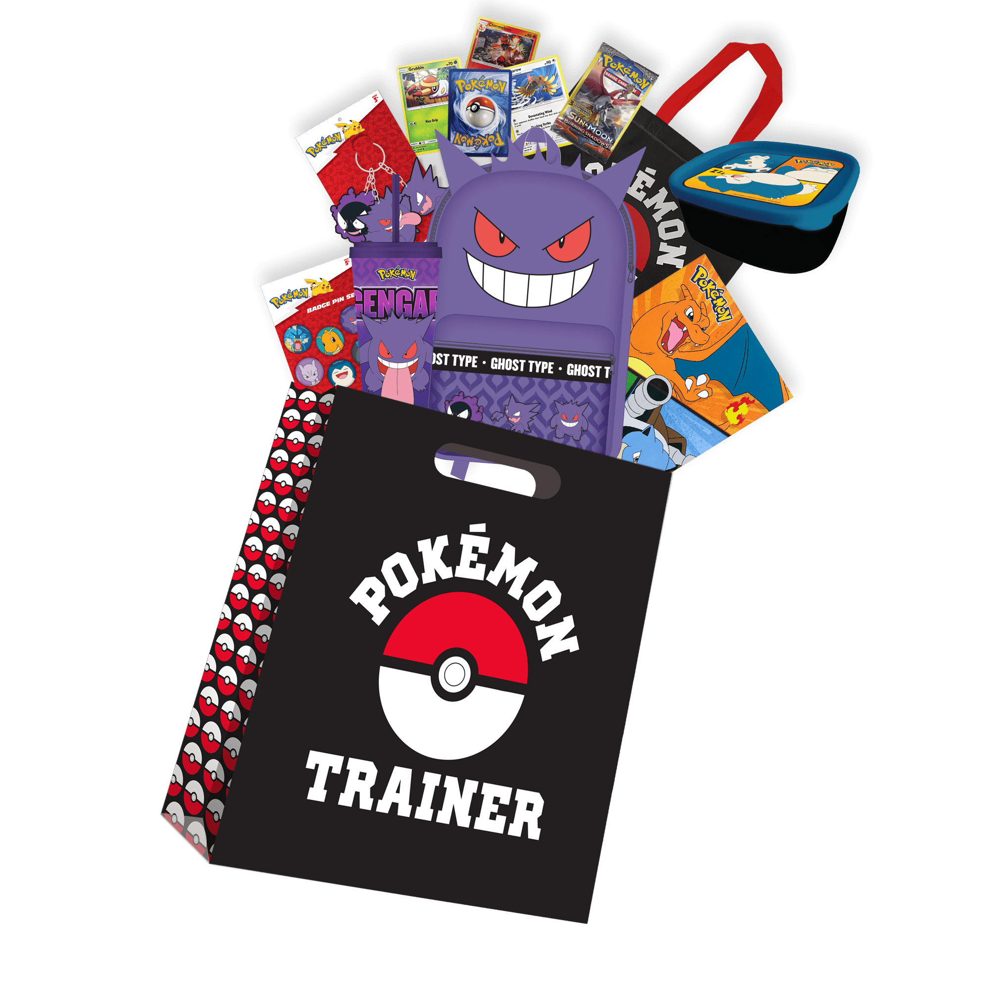 Pokémon Go Showbag Australia with themed toys and novelties