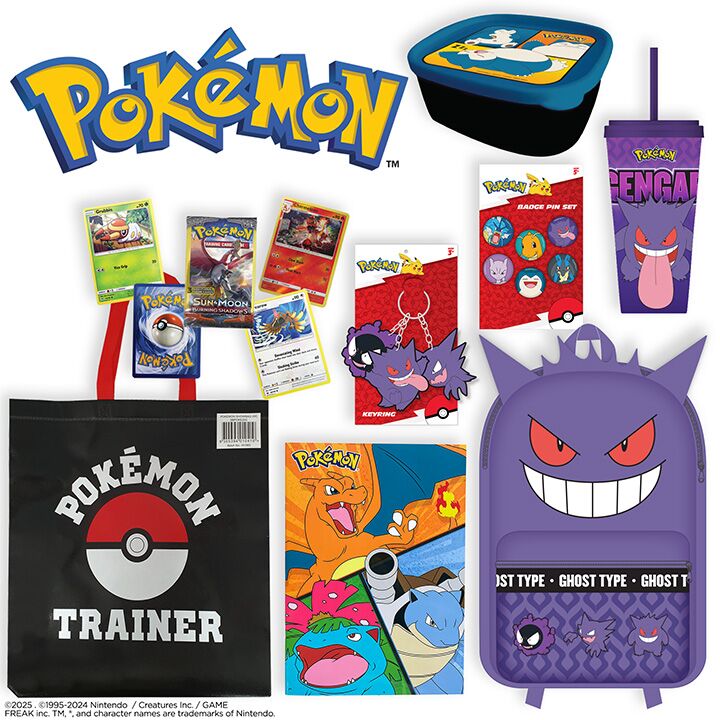 Inside the Pokémon Go Showbag Australia with toys and collectables