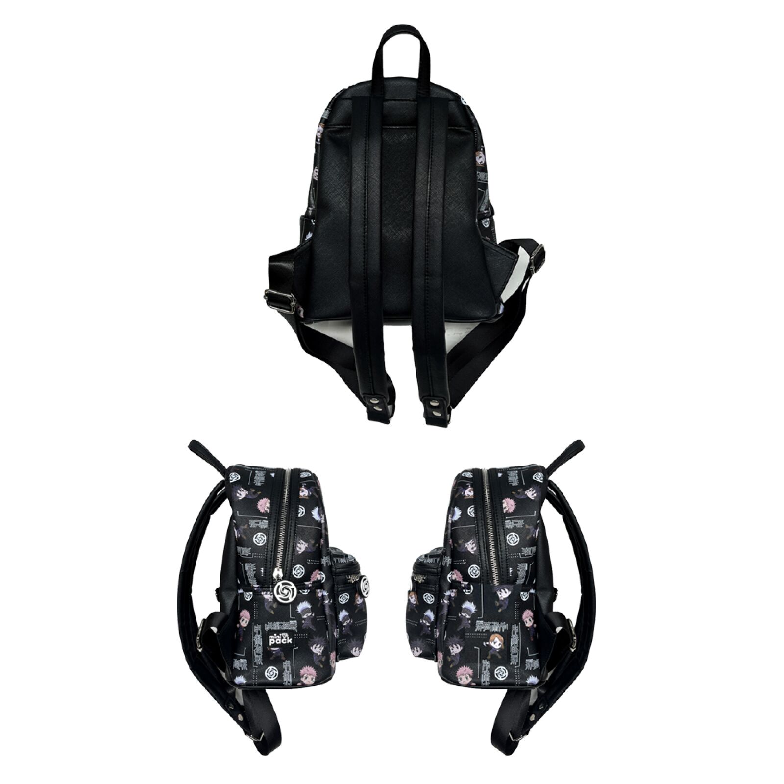 Jujutsu Kaisen Mini Pack back view with adjustable straps