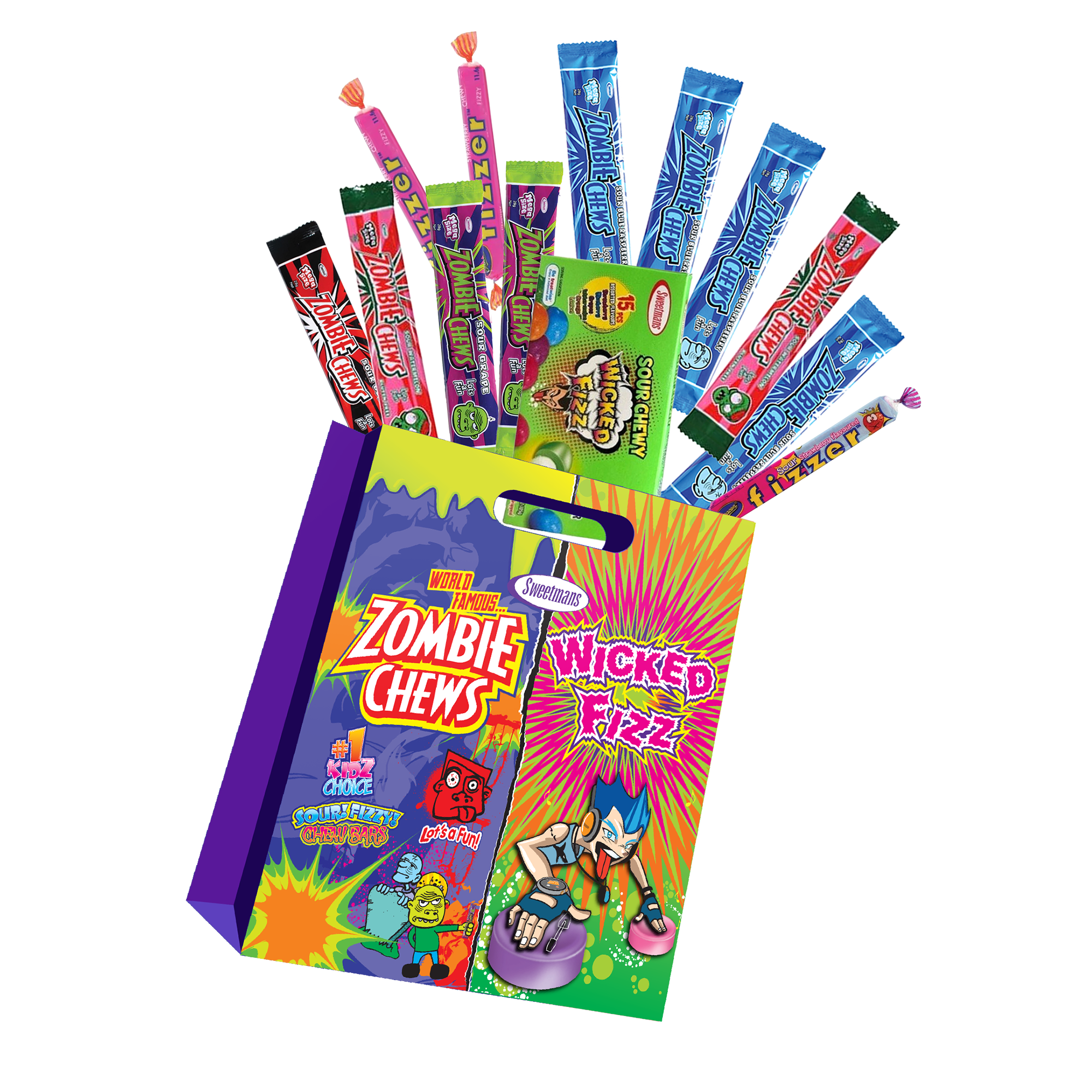 Wicked Fizz Zombie Chews Showbag