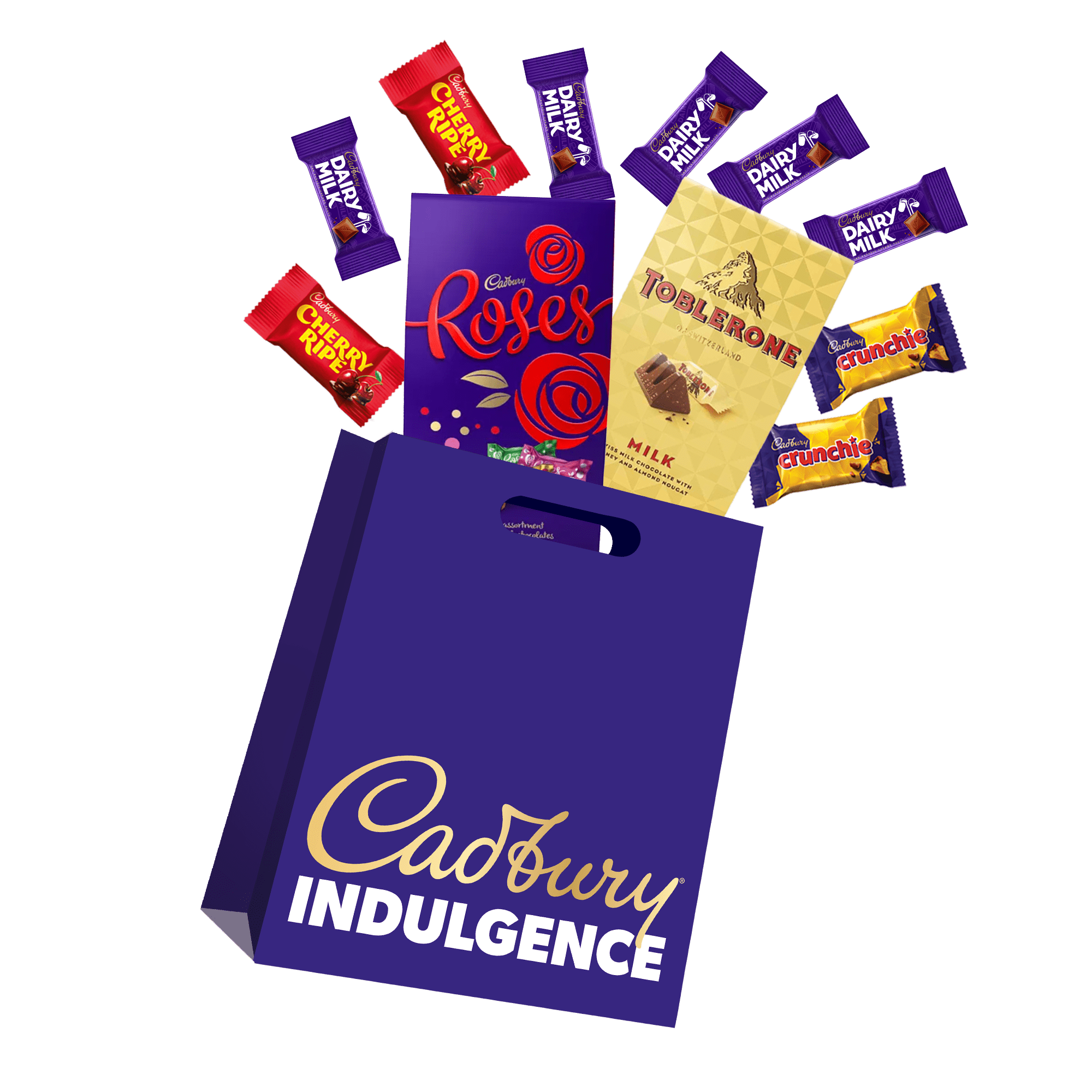 Cadbury Indulgence Showbag Australia with premium chocolates