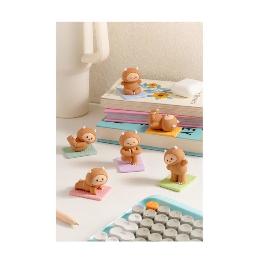 Hank Yeti Doing Yoga Blind Box Figure - Image 2