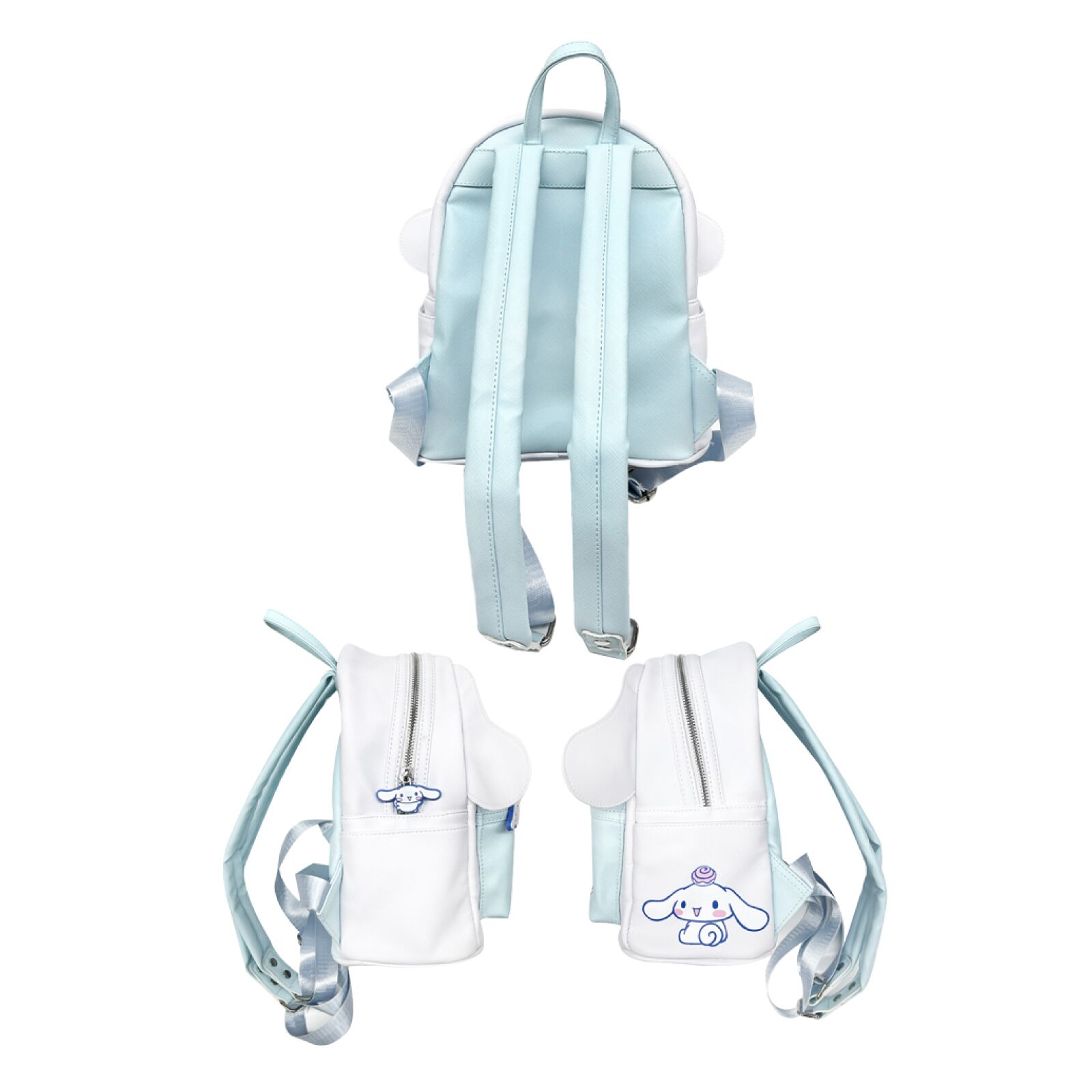 Cinnamoroll Mini Pack bag back, left and right views