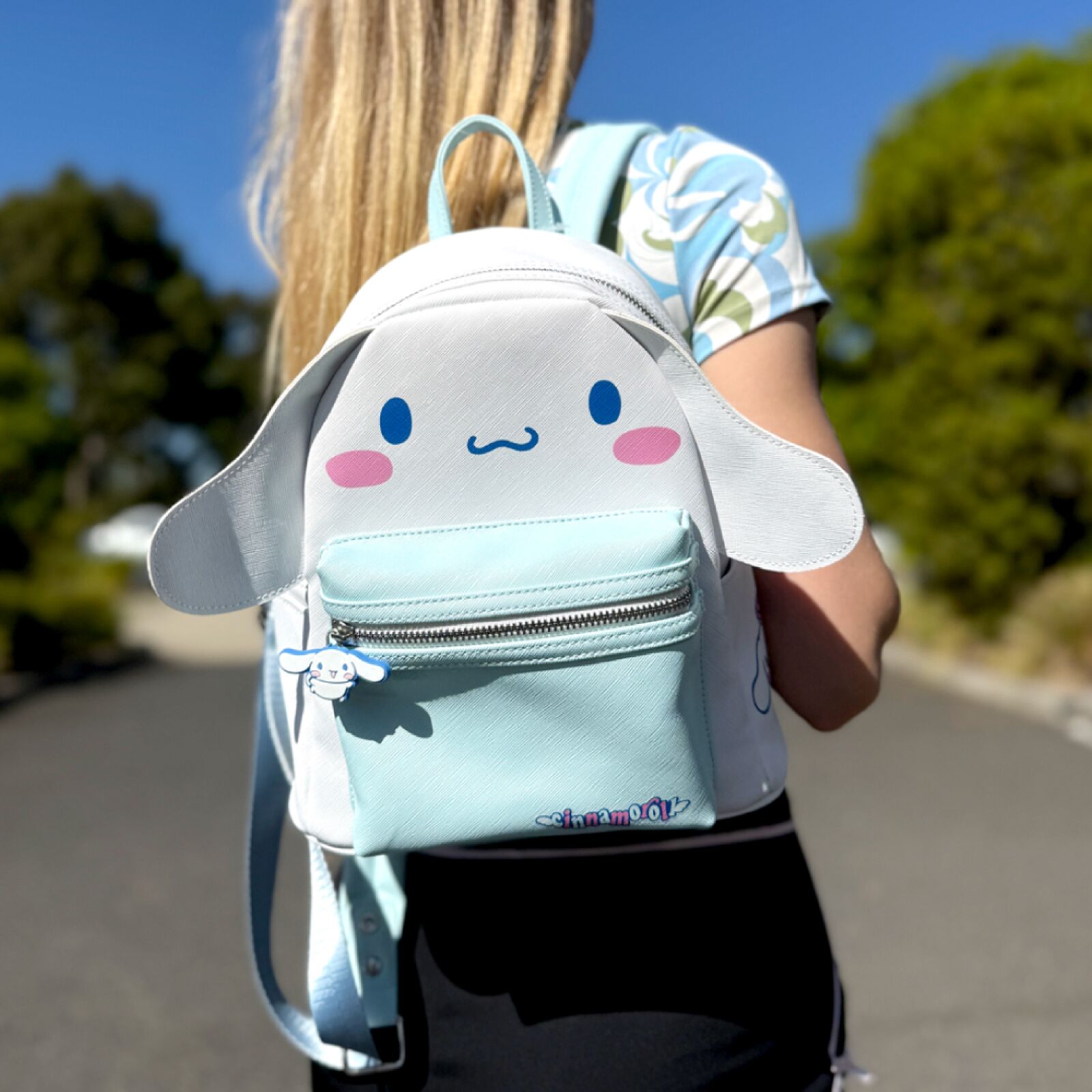 Cinnamoroll Mini Pack bag lifestyle photo